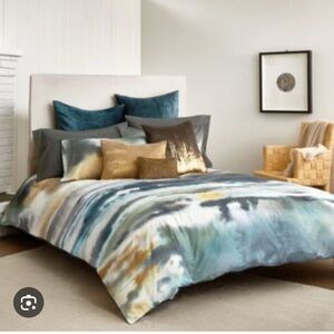 Michael Aram After the Storm Duvet Cover and Pillows - new with tags